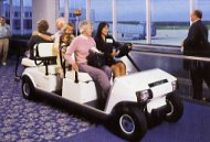 Club Car 6 searter airport transporter