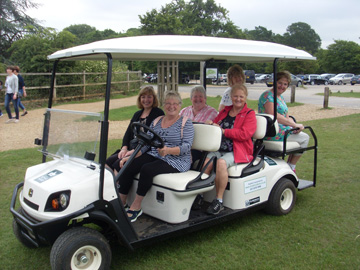 Golf buggies for Syon Park supplied by Motorculture Limited